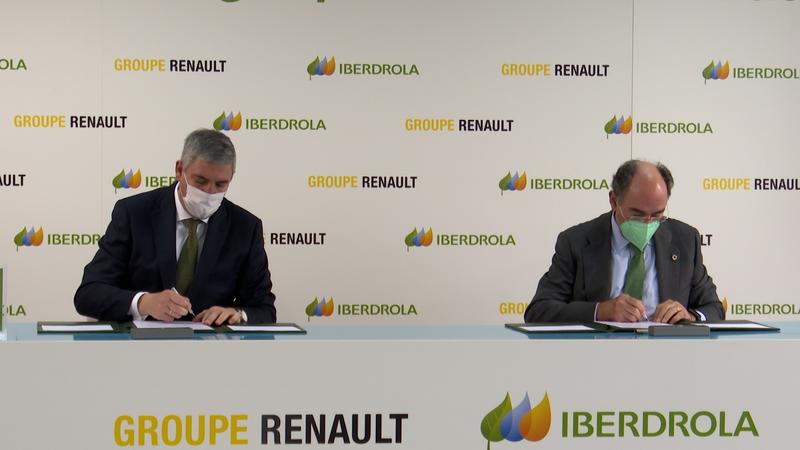 Grupo Renault e Iberdrola se alían para alcanzar la huella de carbono cero en sus fábricas
