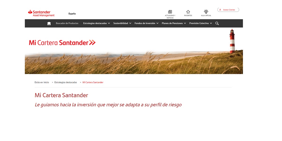 Mi Cartera Santander alcanza los 2.200 millones en patrimonio