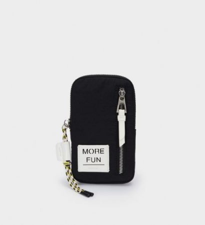 Screenshot 2021 04 10 Funda Para Movil De Nailon Con Bandolera Negro Mujer Accesorios movil parfois com Merca2.es
