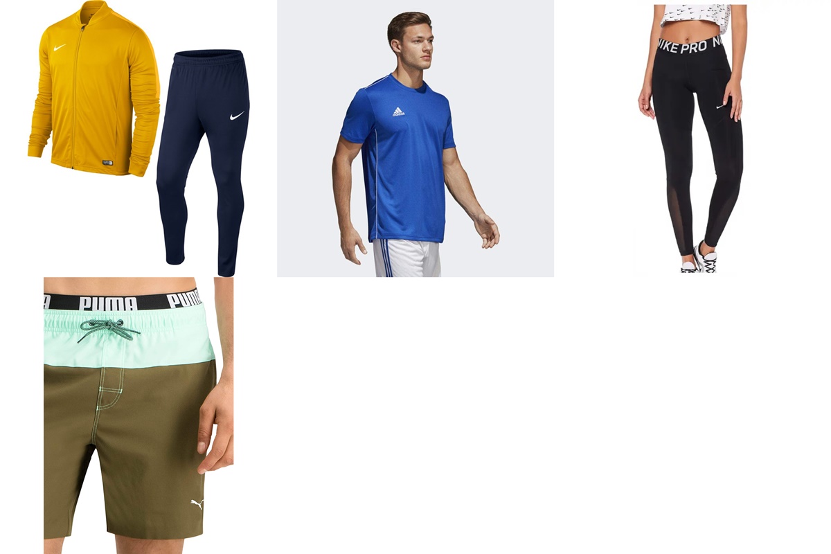 Nike, Adidas y Puma: mejores ofertas en chándals, bañadores y ropa deportiva en Amazon