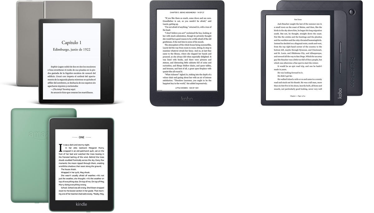 Kindle y Kobo: los libros electrónicos más vendidos de la web de Amazon
