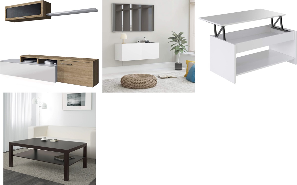Amazon, IKEA y más: mesas y otros muebles para salón a precios MUY ECONÓMICOS en su web