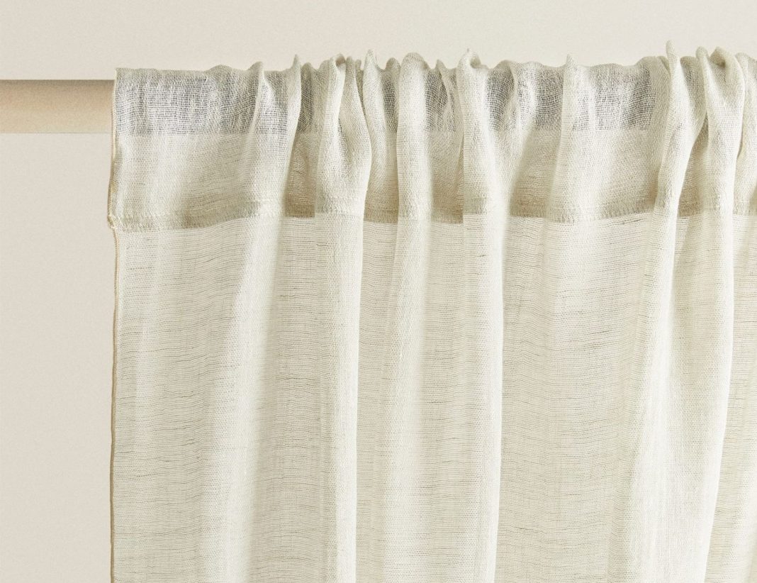cortinas de lino de Zara Home