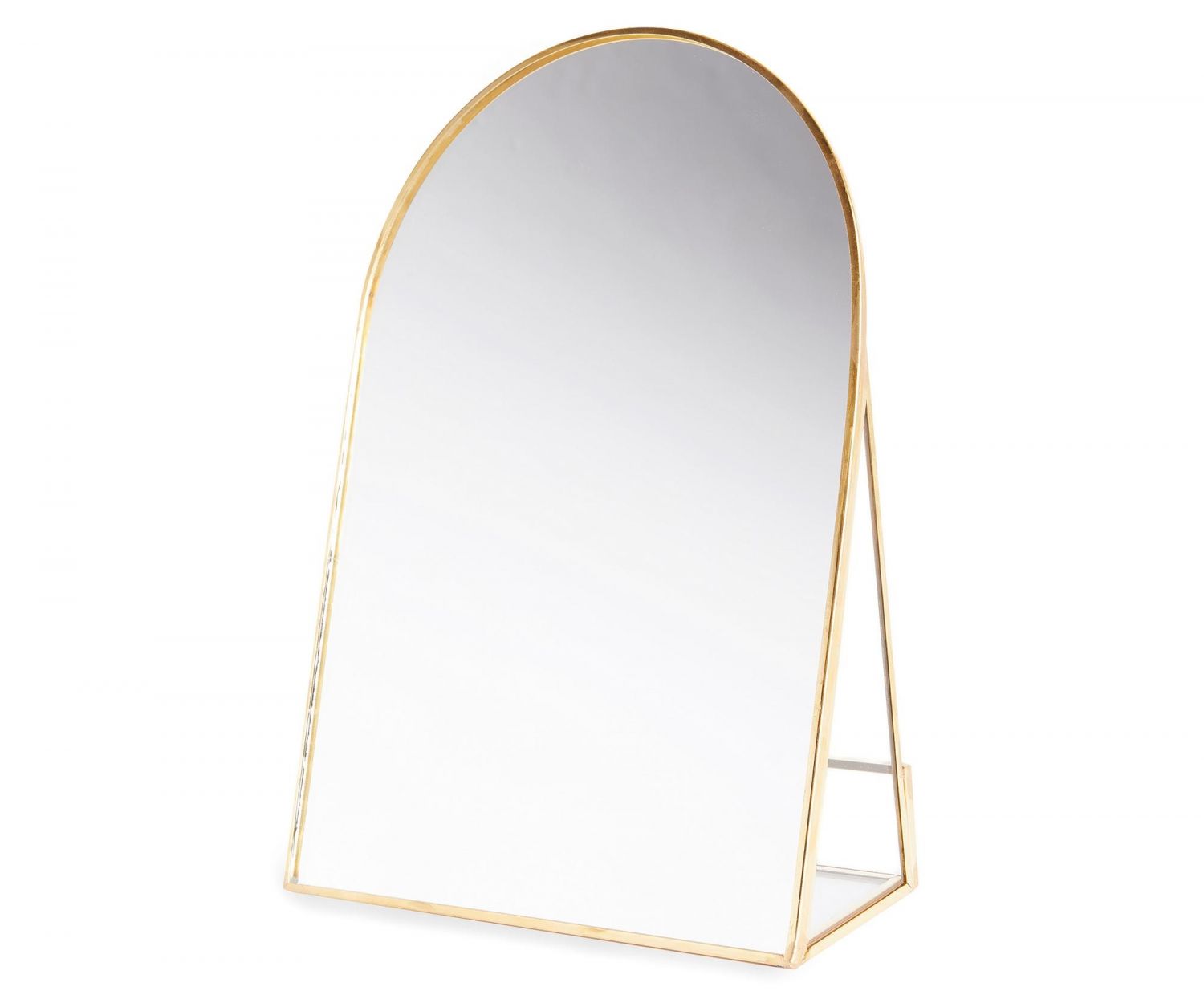 espejo arco dorado