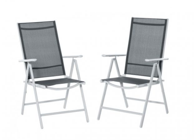 Ofertas de muebles de terraza en Carrefour: set de sillas de aluminio