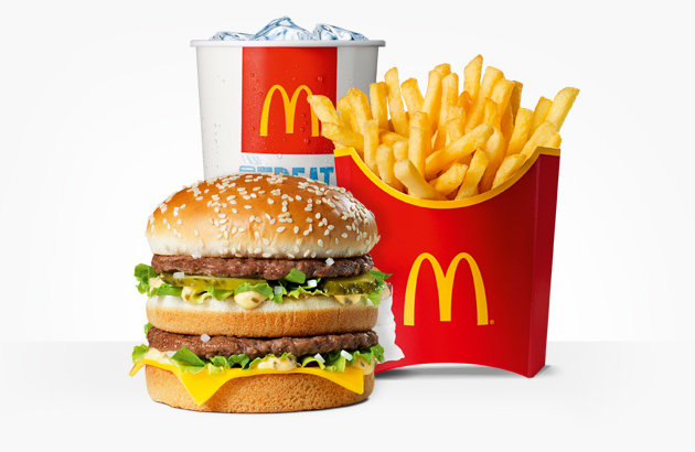 Menú Big Mac de McDonald's