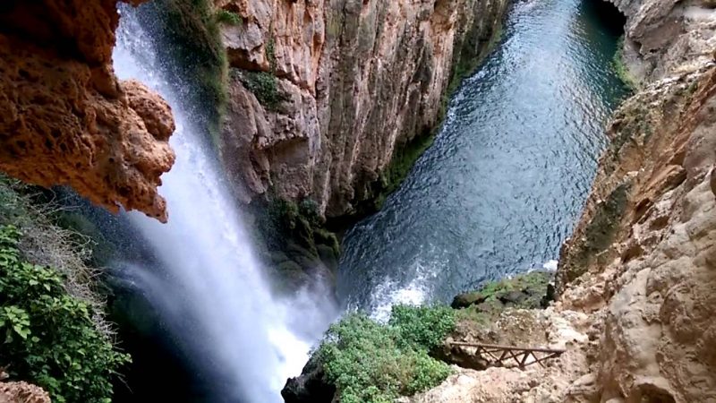 La cascada cola de Caballo Monasterio de Piedra- Zaragoza