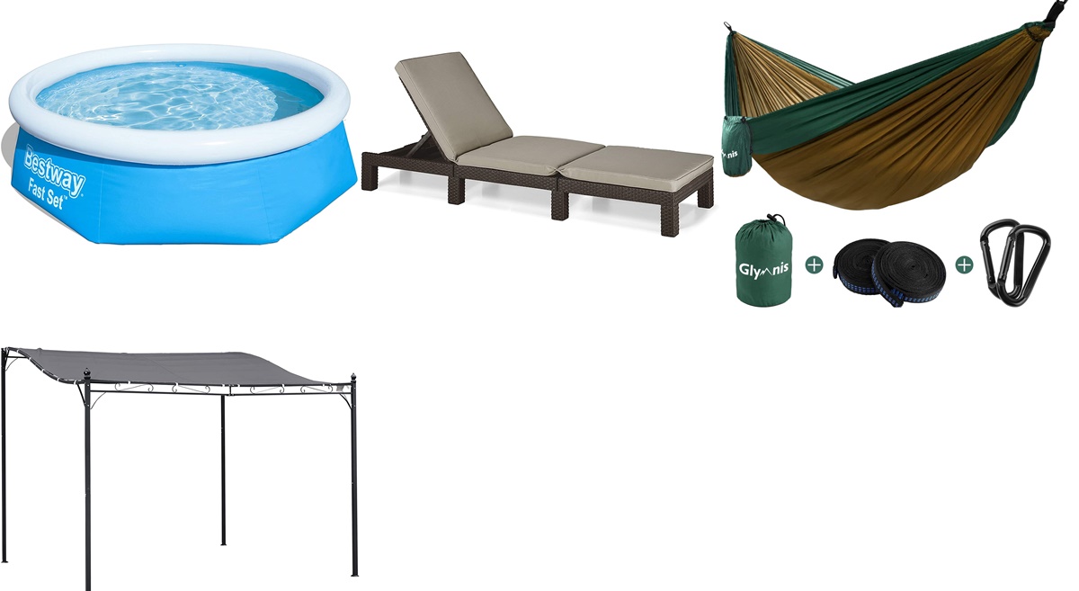 Piscinas, hamacas y más: 10 chollazos de Amazon para convertir tu jardín en un oasis