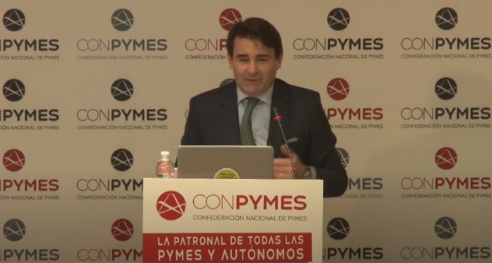 El presidente de Conpymes, José Luis Roca