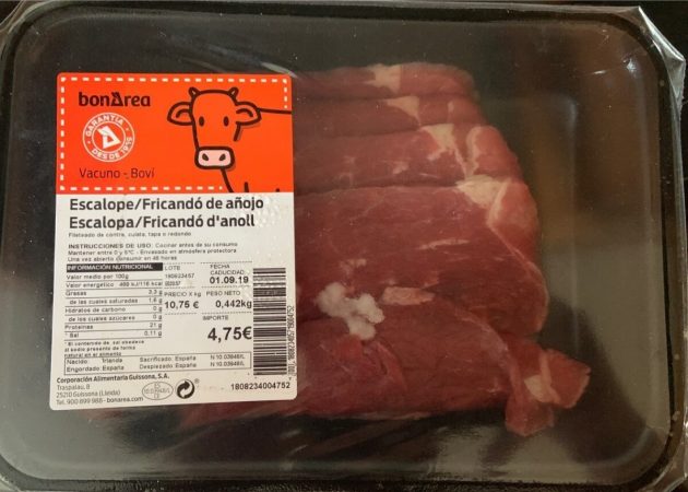 Escalope añojo.