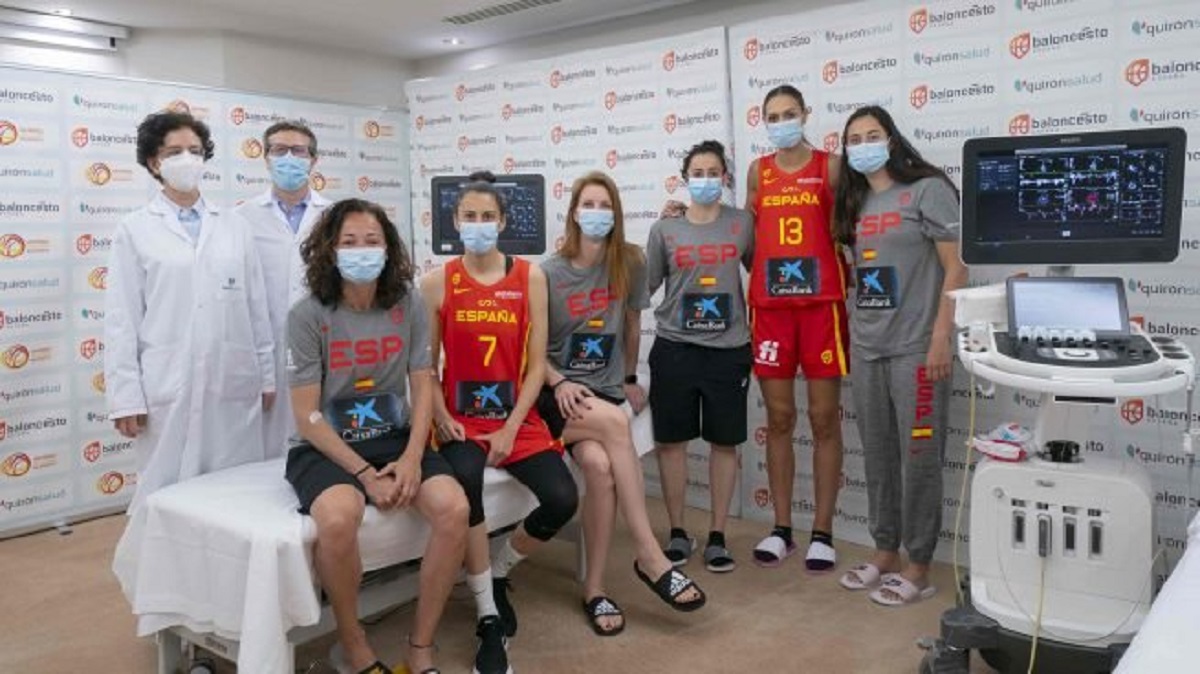 La Fundación Jiménez Díaz realiza el reconocimiento médico a la Selección Española de Baloncesto femenina de cara al Eurobasket y a los JJOO de Tokio