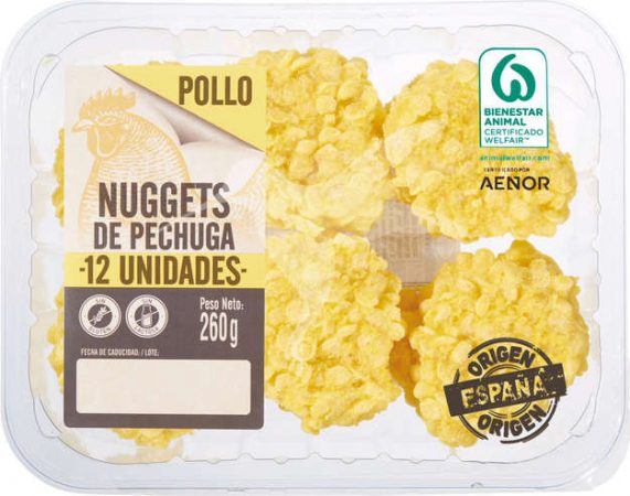 Los nuggets rebajados del Lidl.