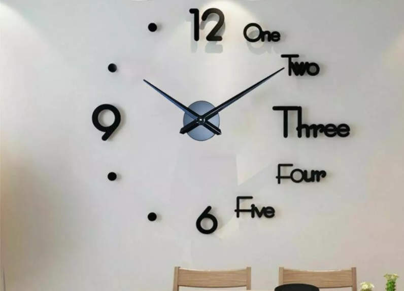 reloj de pared 3d