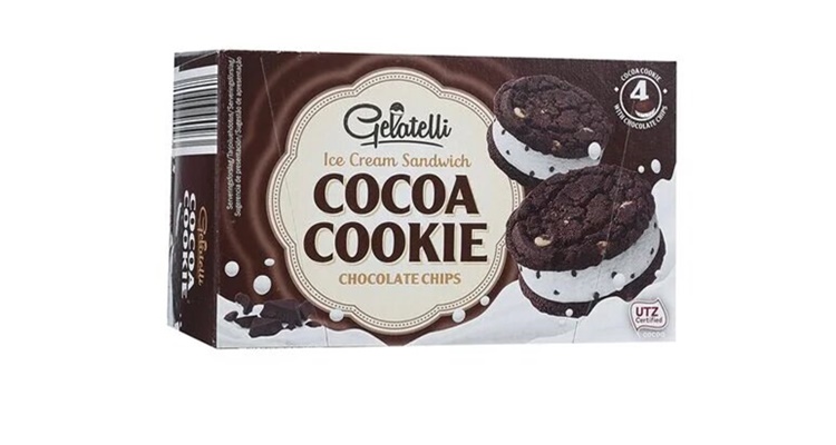 Sándwich de cookies y vainilla, helados Lidl