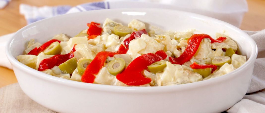 ensaladilla rusa con yogur