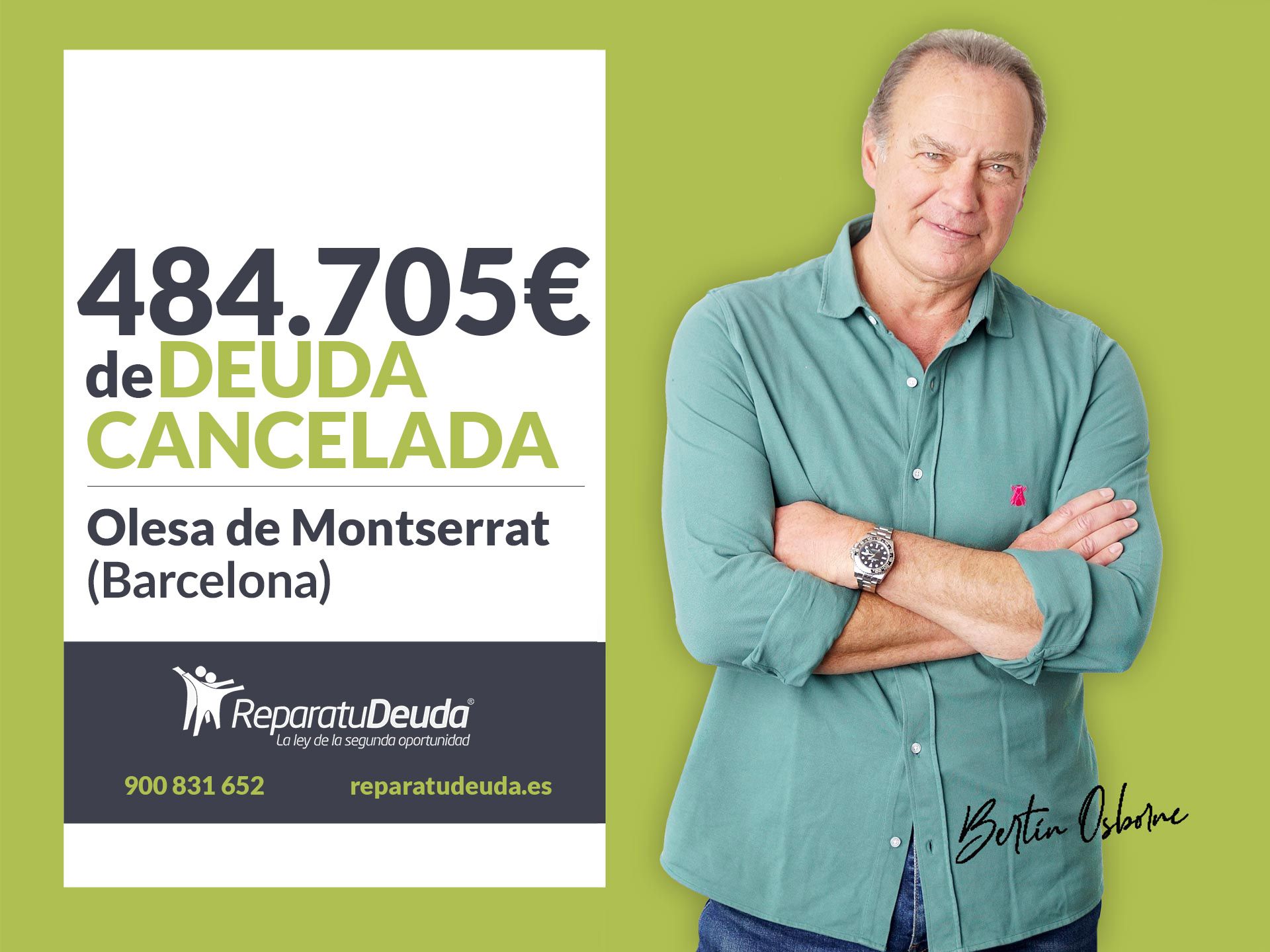 Repara tu Deuda Abogados cancela 484.705 € en Olesa de Montserrat con la Ley de Segunda Oportunidad
