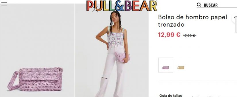 Pull&Bear rebaja estos ocho bolsos que serán tendencia este verano 4 Merca2.es Bolso de hombro papel trenzado- Pull&Bear