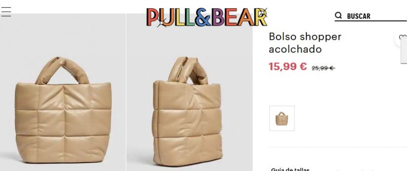 Pull&Bear rebaja estos ocho bolsos que serán tendencia este verano 5 Merca2.es Bolso shopper acolchado