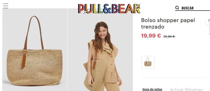 Pull&Bear rebaja estos ocho bolsos que serán tendencia este verano 2 Merca2.es Bolso shopper papel trenzado