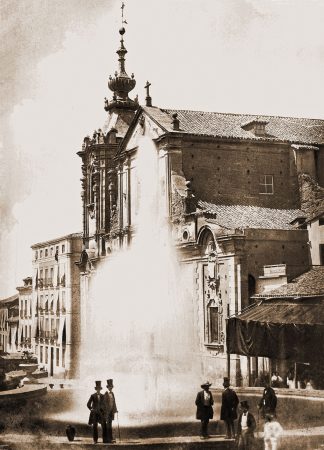 Cuadro llegada de aguas 24 de junio de 1858 Fuente San Bernardo Merca2.es