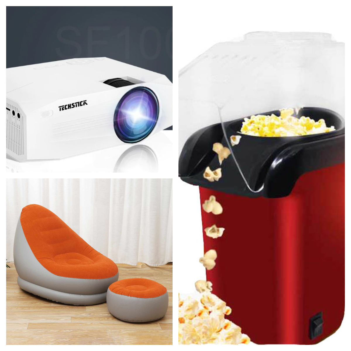 AliExpress: pufs, proyectores, palomiteras y otros productos para montarte el cine en casa