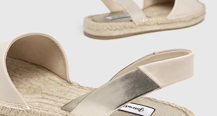 Alpargatas destalonadas Stradivarius zapatos planos