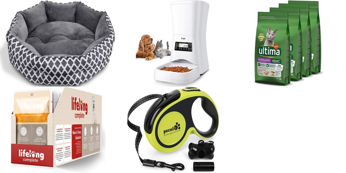 Amazon: mejores chollazos de HOY en accesorios y alimentos para mascotas