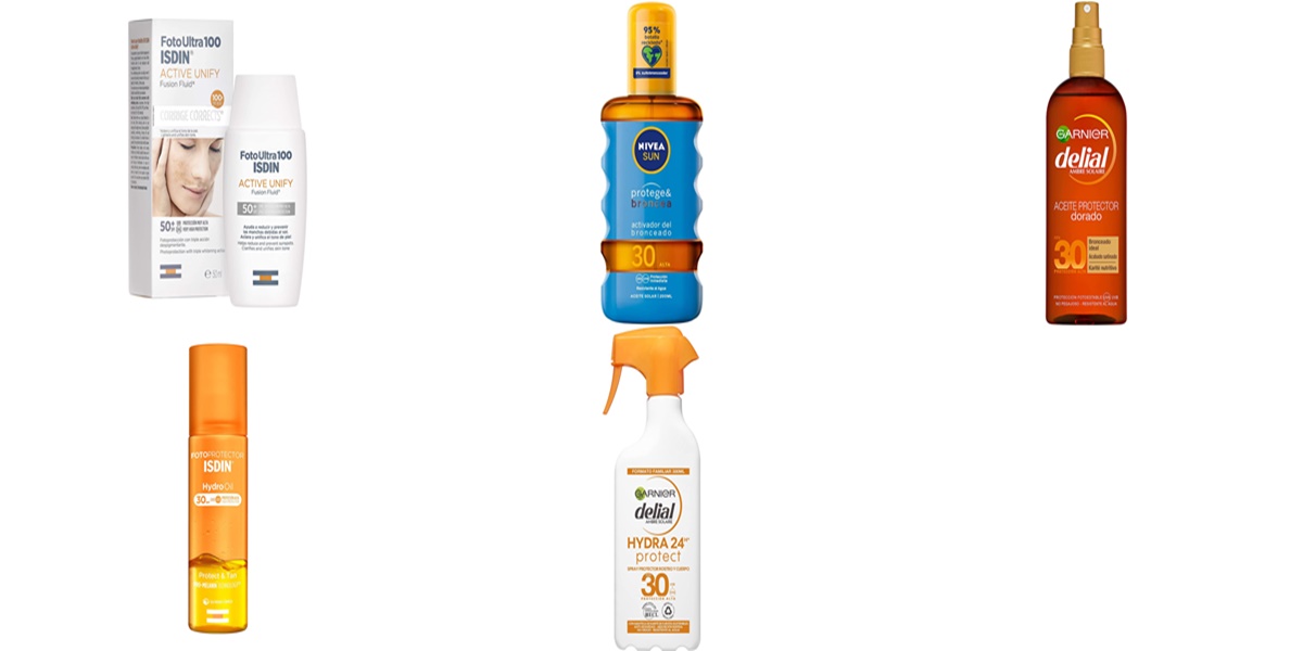 Isdin, Nivea y Garnier: packs de cremas y aceites solares con grandes descuentos en Amazon