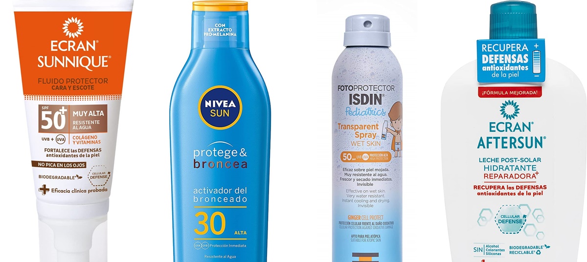 Ecran, Isdin y Nivea: packs de cremas solares en oferta en Amazon