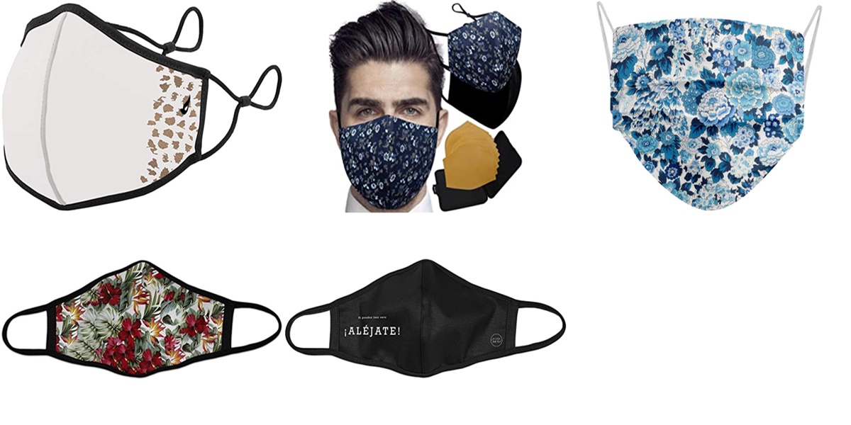 Mascarillas de tela fresquitas más vendidas por el calor en Amazon