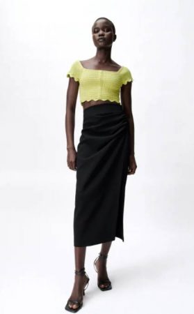 falda elegante zara