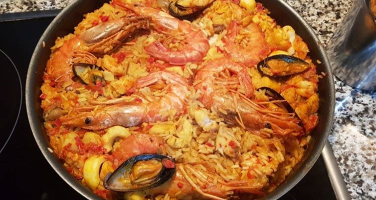 Fuego paella vitrocerámica