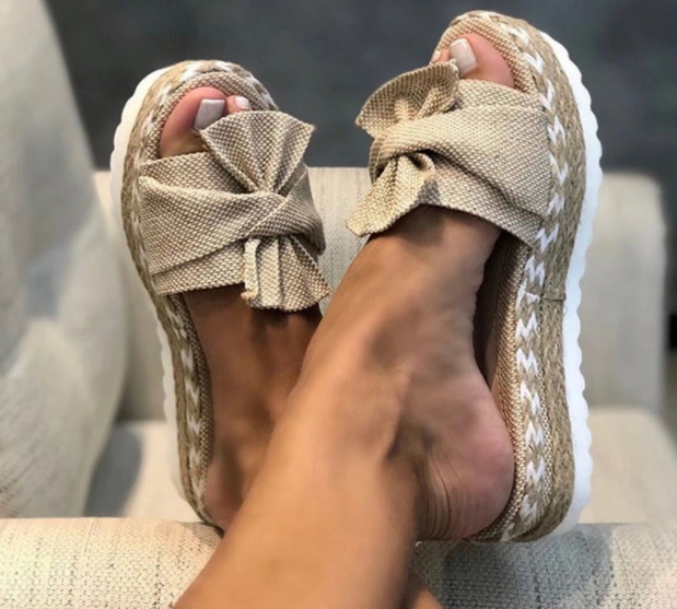 sandalias de lazo