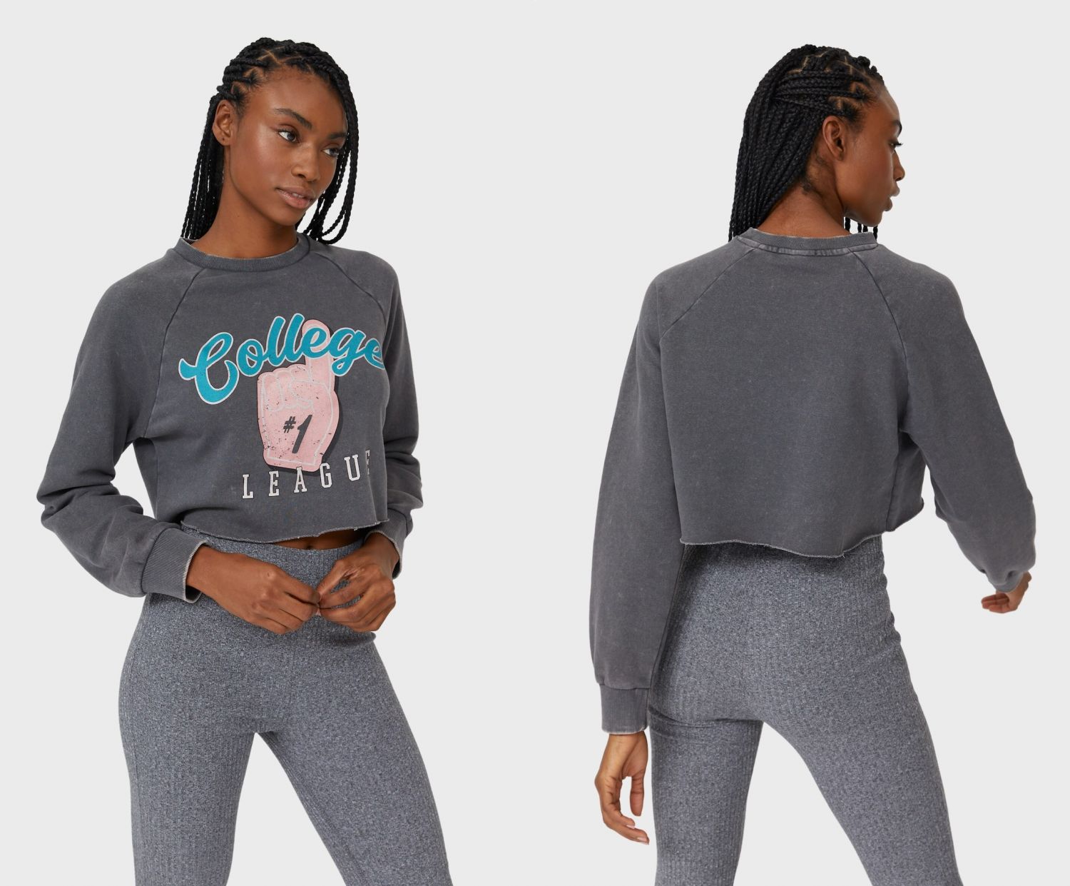 sudadera cropped 