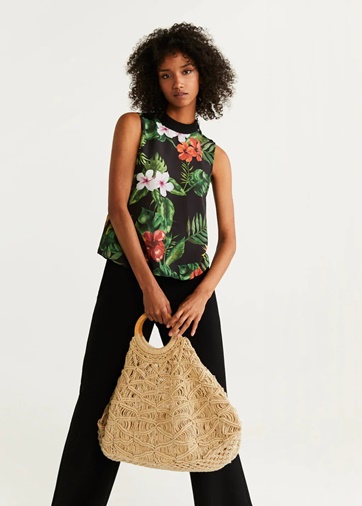 Top tropical estampado Mango
