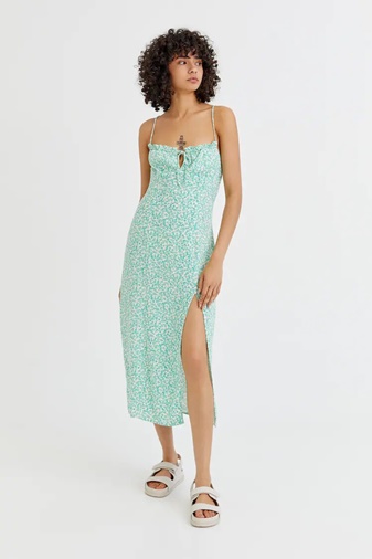 Vestido largo estampados Pull&Bear