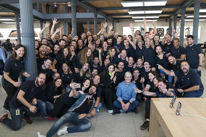 Apple aumenta en un 20% su plantilla en España en el último año