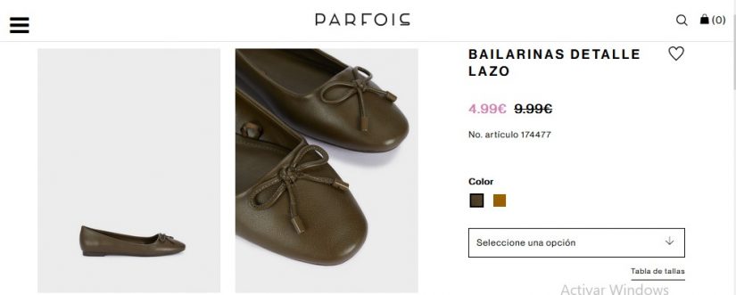 Bailarinas Detalle Lazo- Parfois
