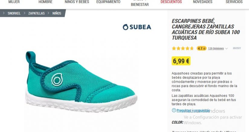 Escarpines bebé- Decathlon