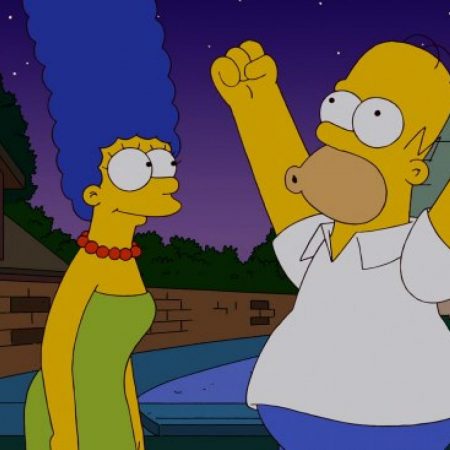 Homero y Marge Simpson 