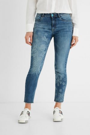 Pantalón vaquero skinny tobillero Desigual