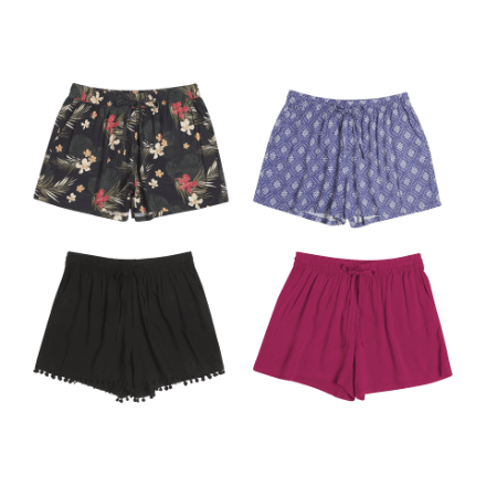 Shorts para mujeres Aldi