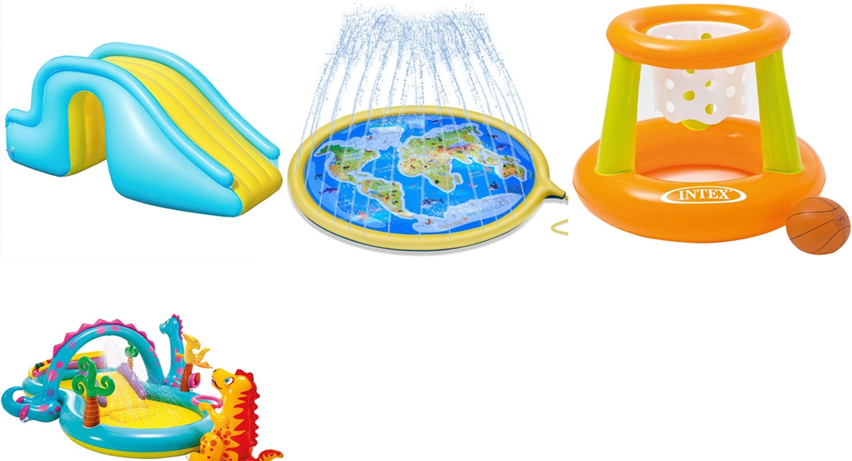 Ocho productos geniales de Amazon para entretenerte este verano en la piscina: canasta flotante, tobogán hinchable y más