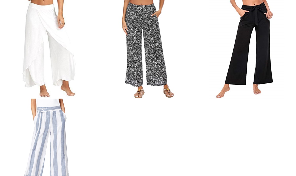 Pantalones Palazzo muy favorecedores y baratos de Amazon