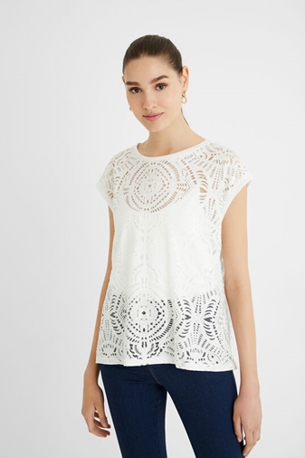 Camiseta troquelada Desigual
