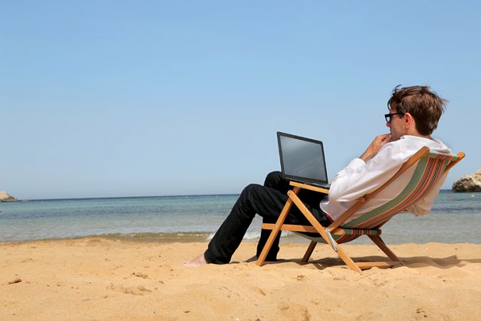 trabajar en vacaciones