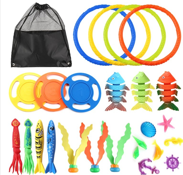 conjunto juguetes buceo