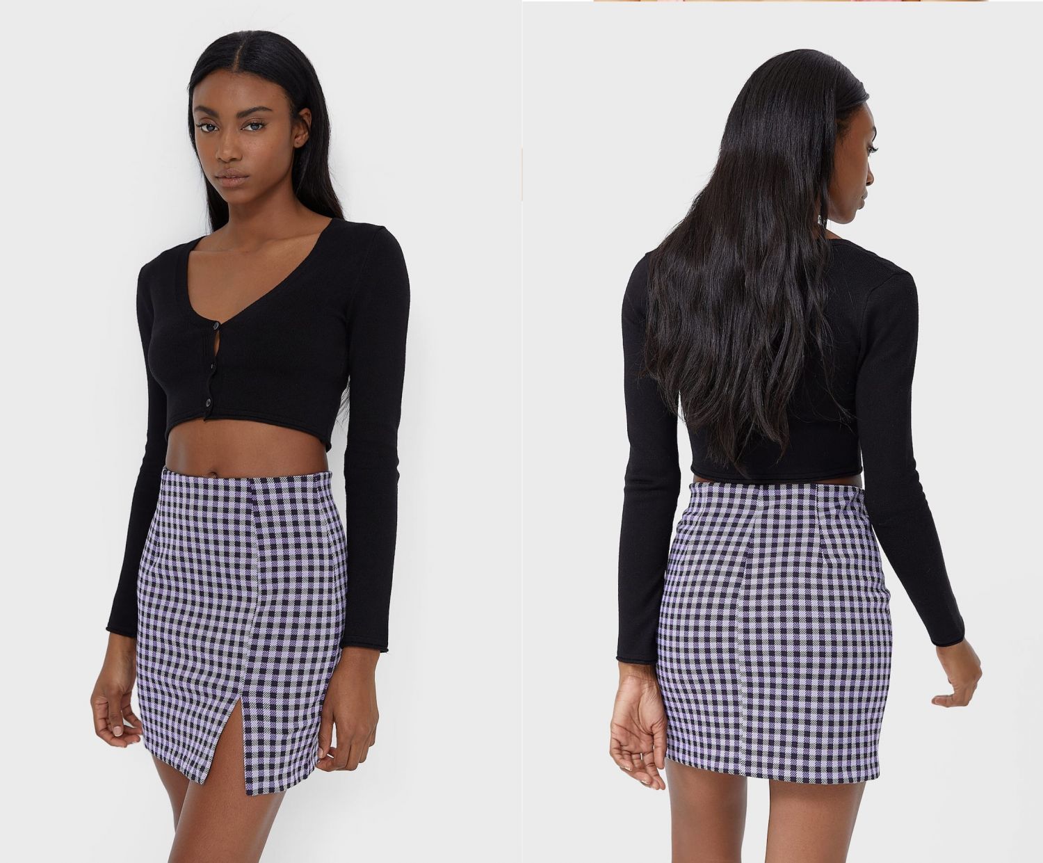falda mini Stradivarius