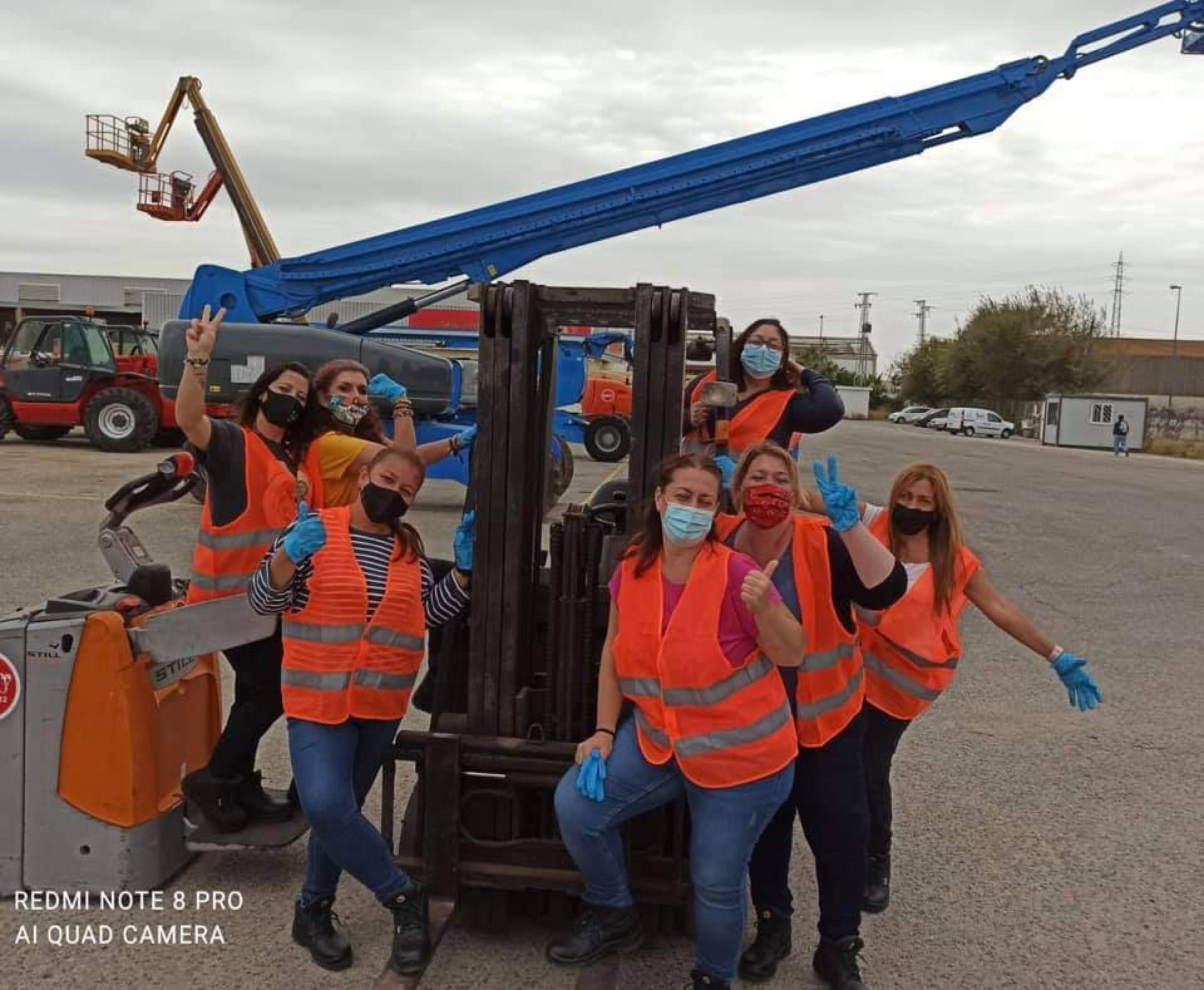 Renovación CAP camiones en el centro de formación Iforma