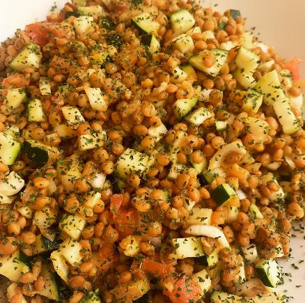 ensalada de lentejas